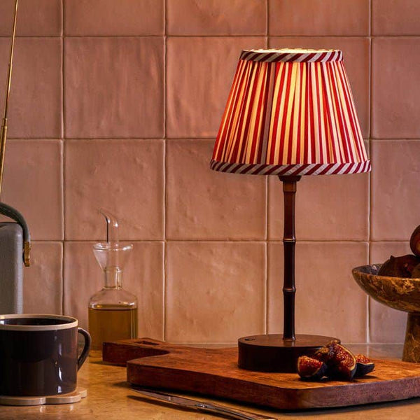 Bronze Bamboo Rechargeable Lamp Base - 25cm