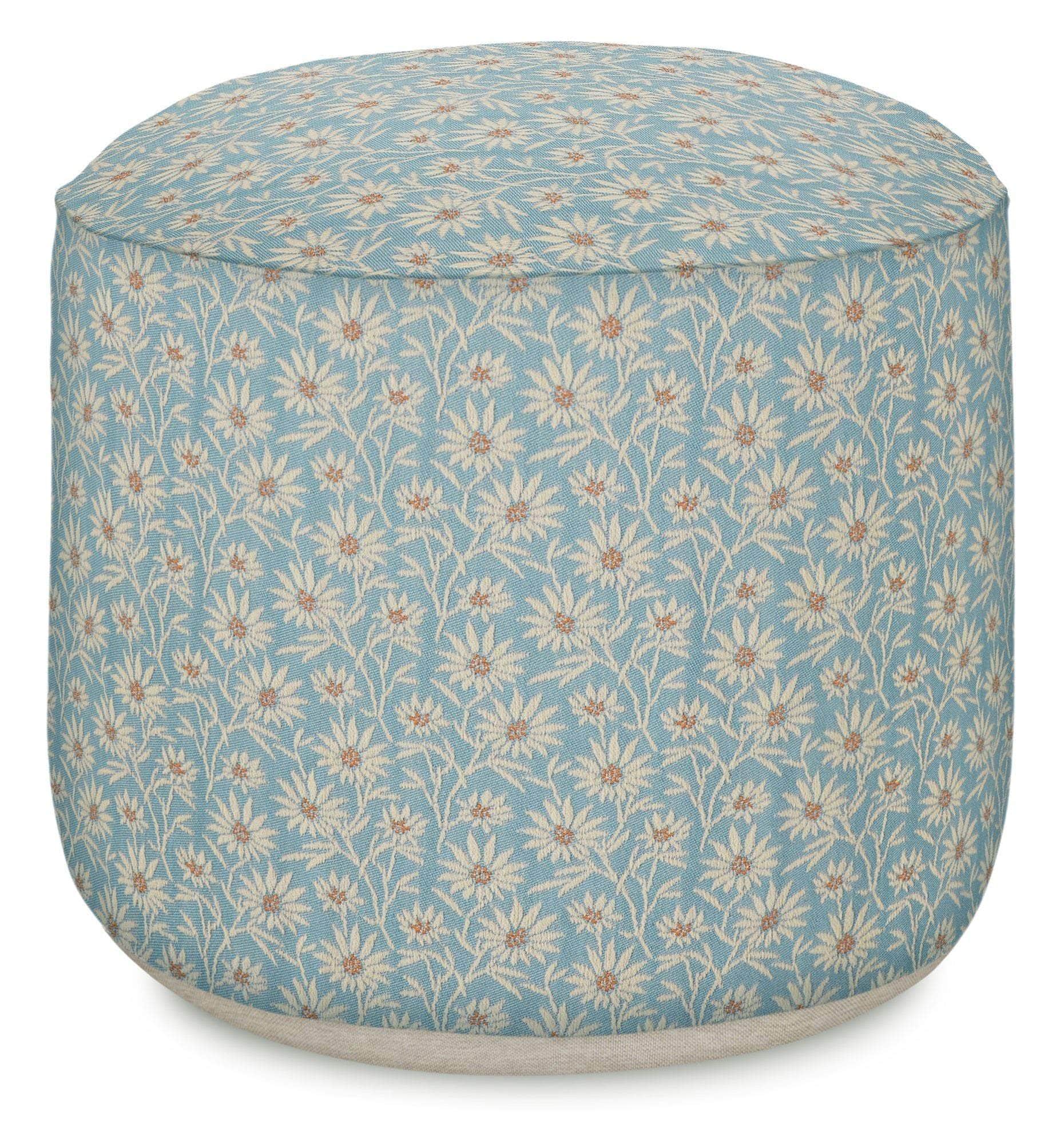 Outdoor Pouf Mako Ice & Ecru