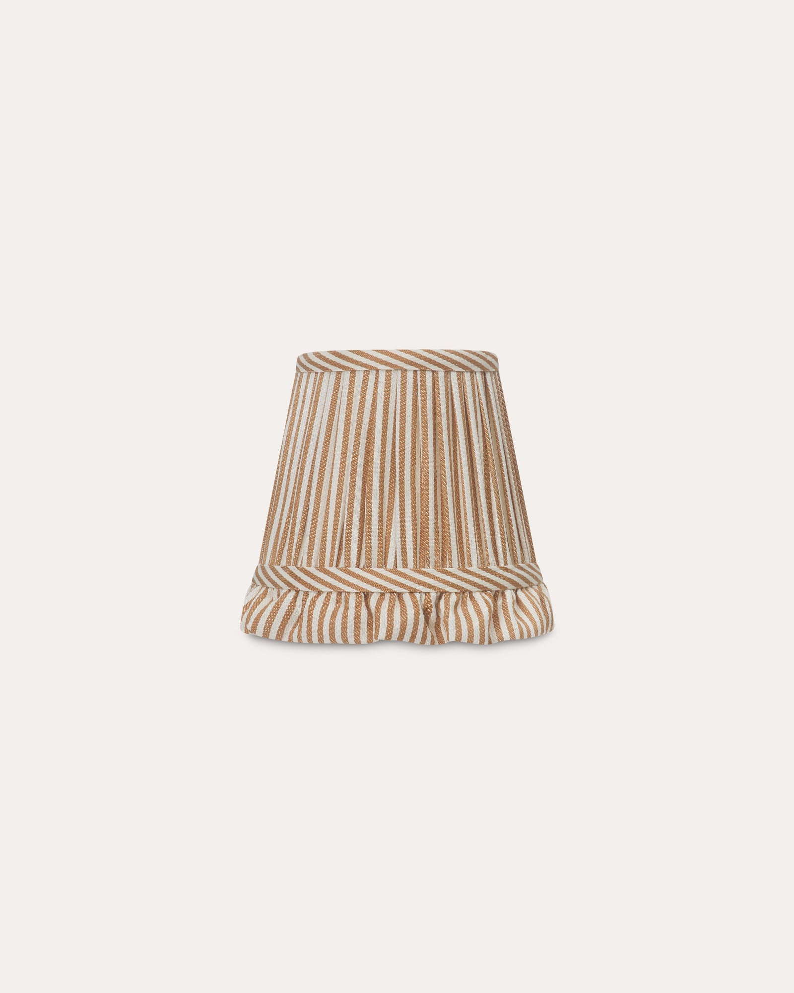 Striped Ochre Wall Light Lampshade