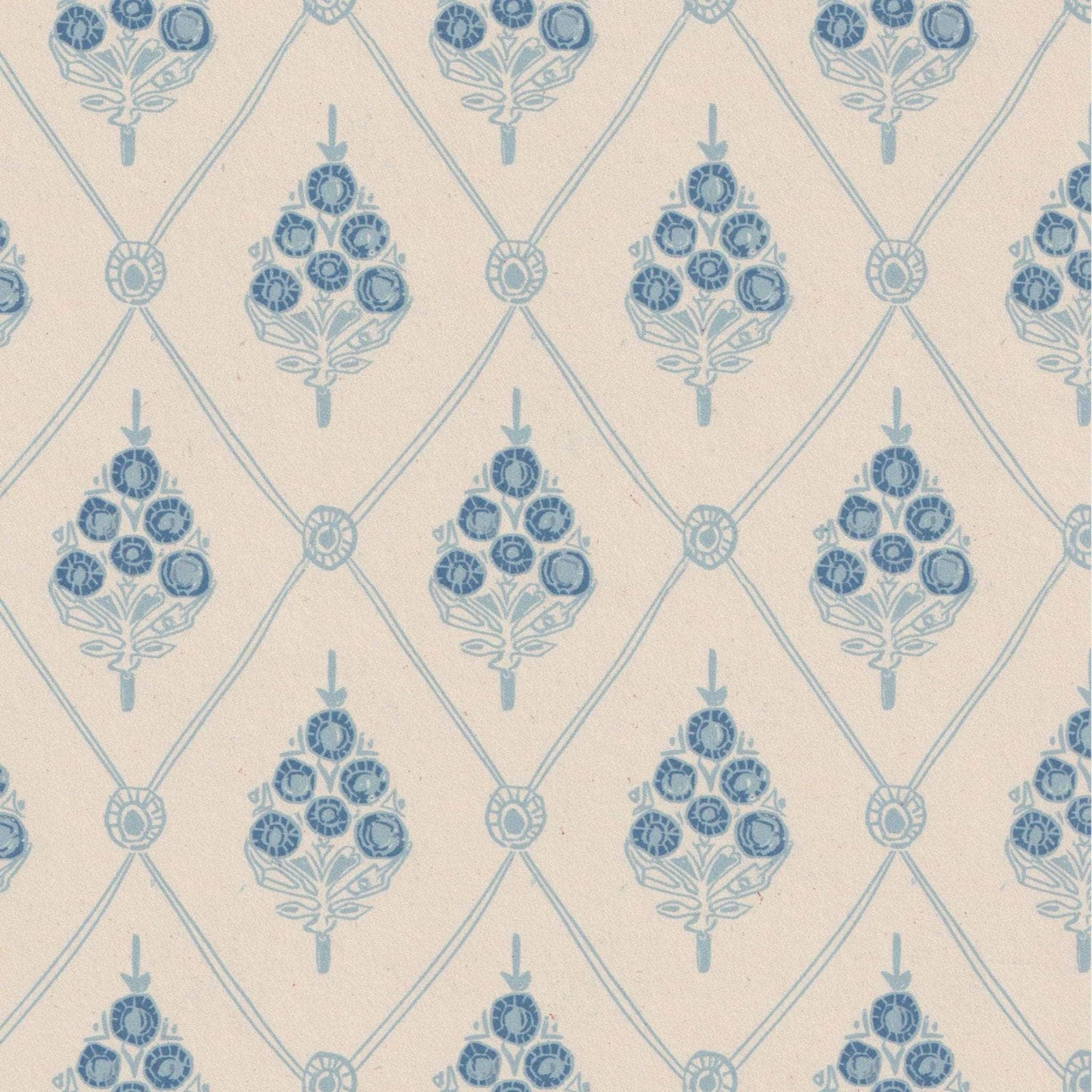 Agra Wallpaper - Aqua