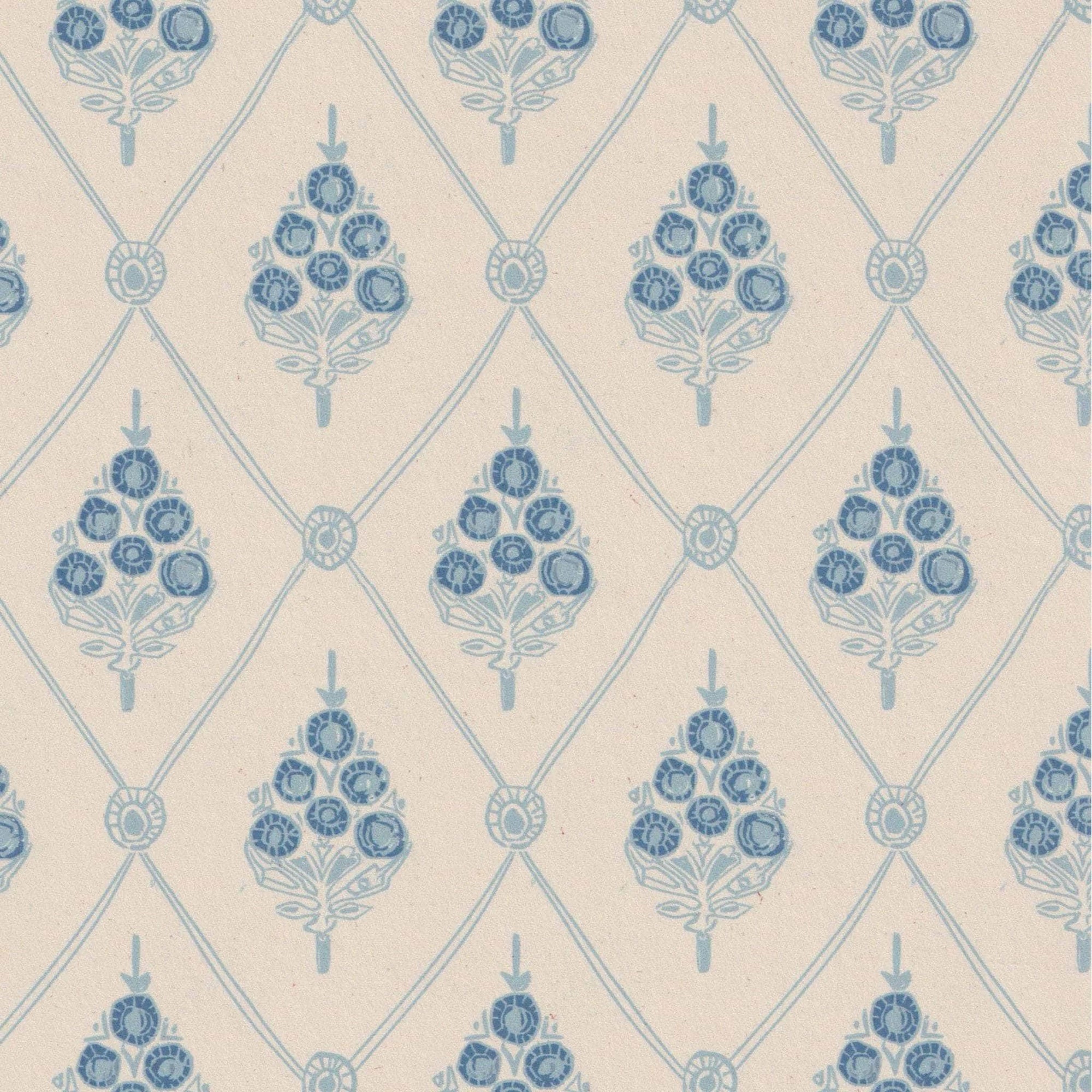 Agra Wallpaper - Aqua