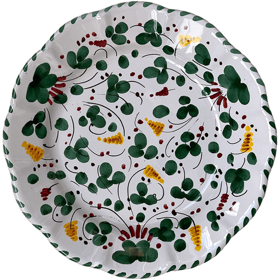 Deruta Plate 25 cm Green