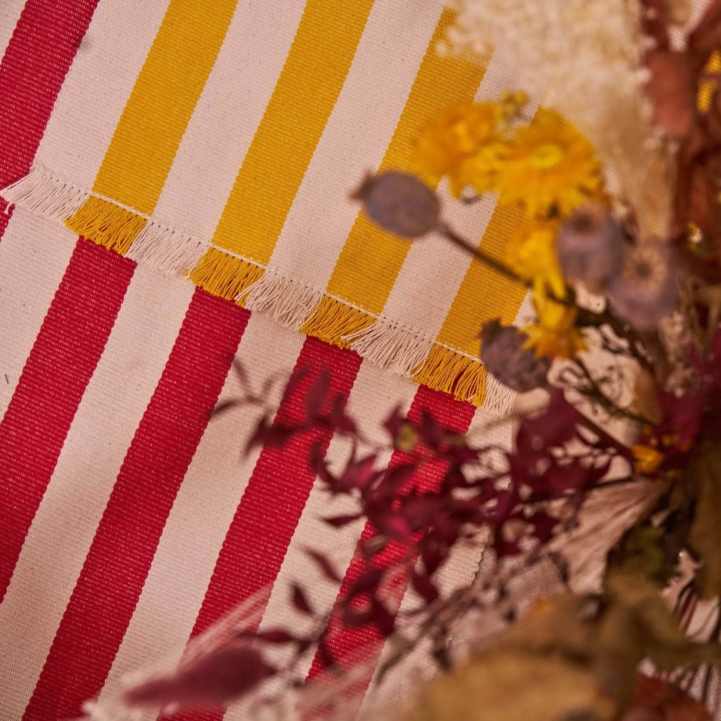 Olivia Striped Woven Placemats (Set of 2)