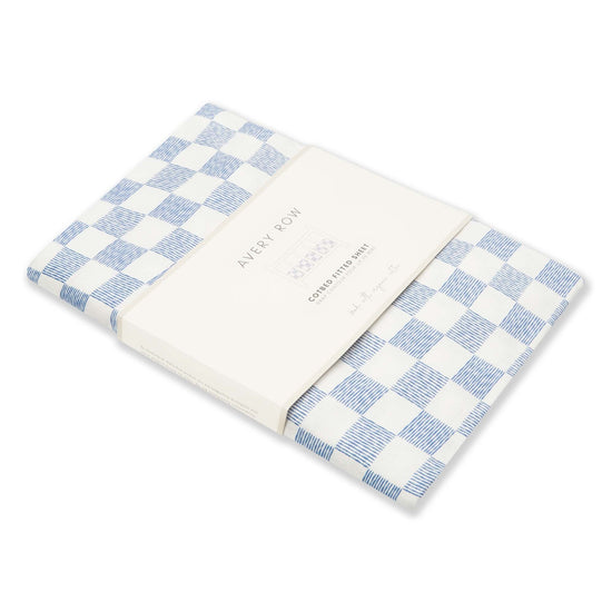 Cotbed Fitted Sheet - Waves