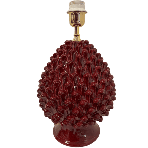 Bordeaux Pinecone Lamp
