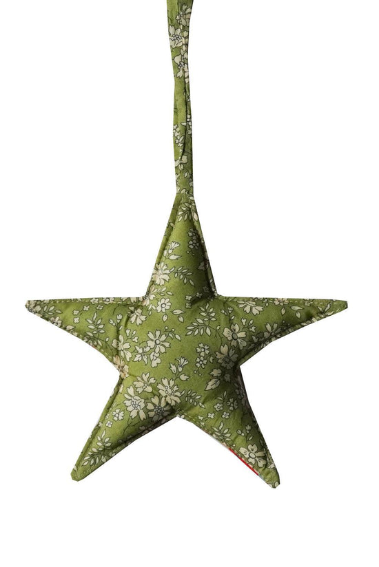 Star Decoration made with Liberty Fabric BETSY STAR & CAPEL
