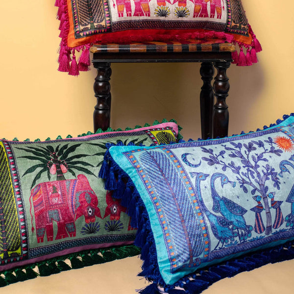 Morni Cotton Velvet Cushion