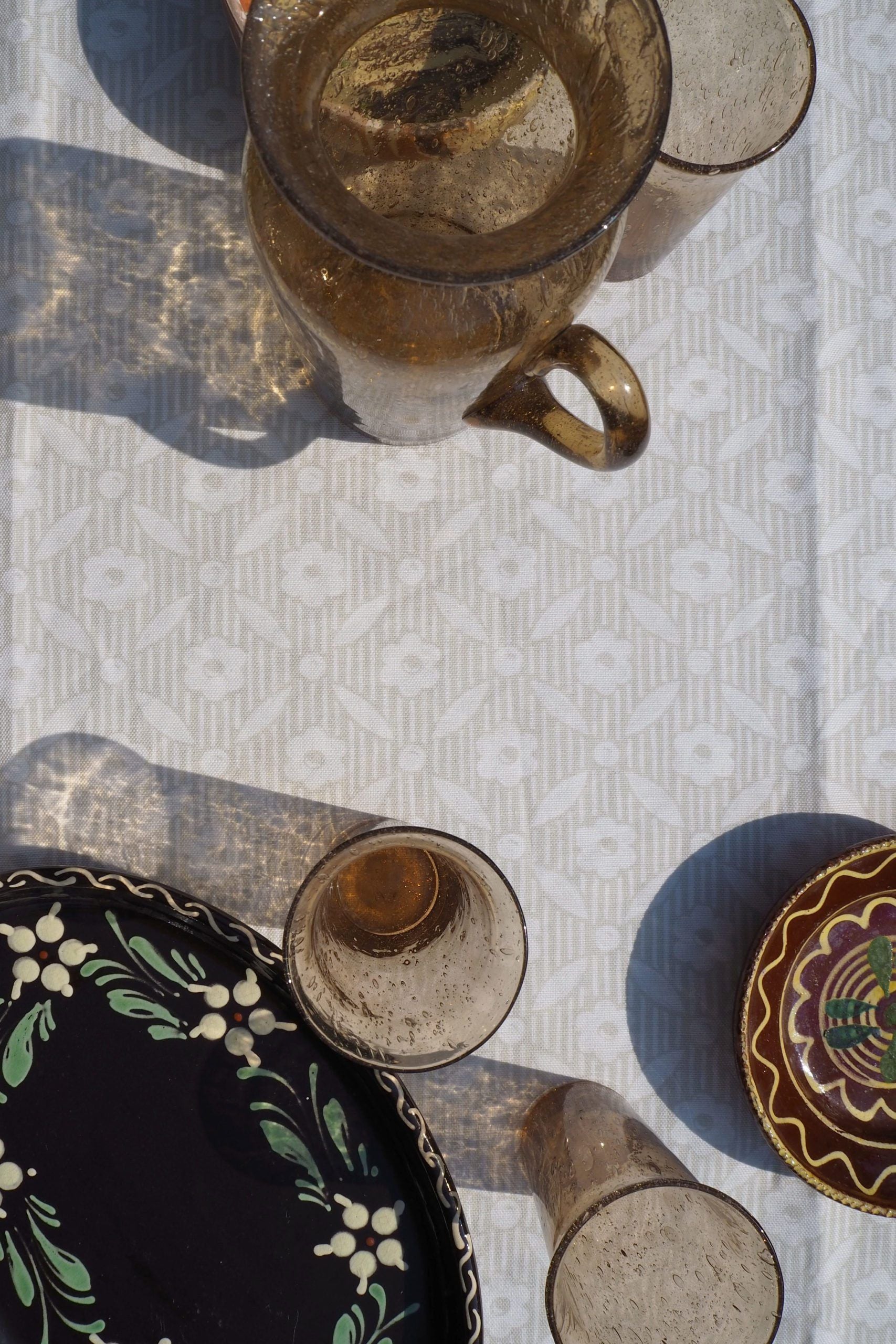 Mattea Off White Tablecloth