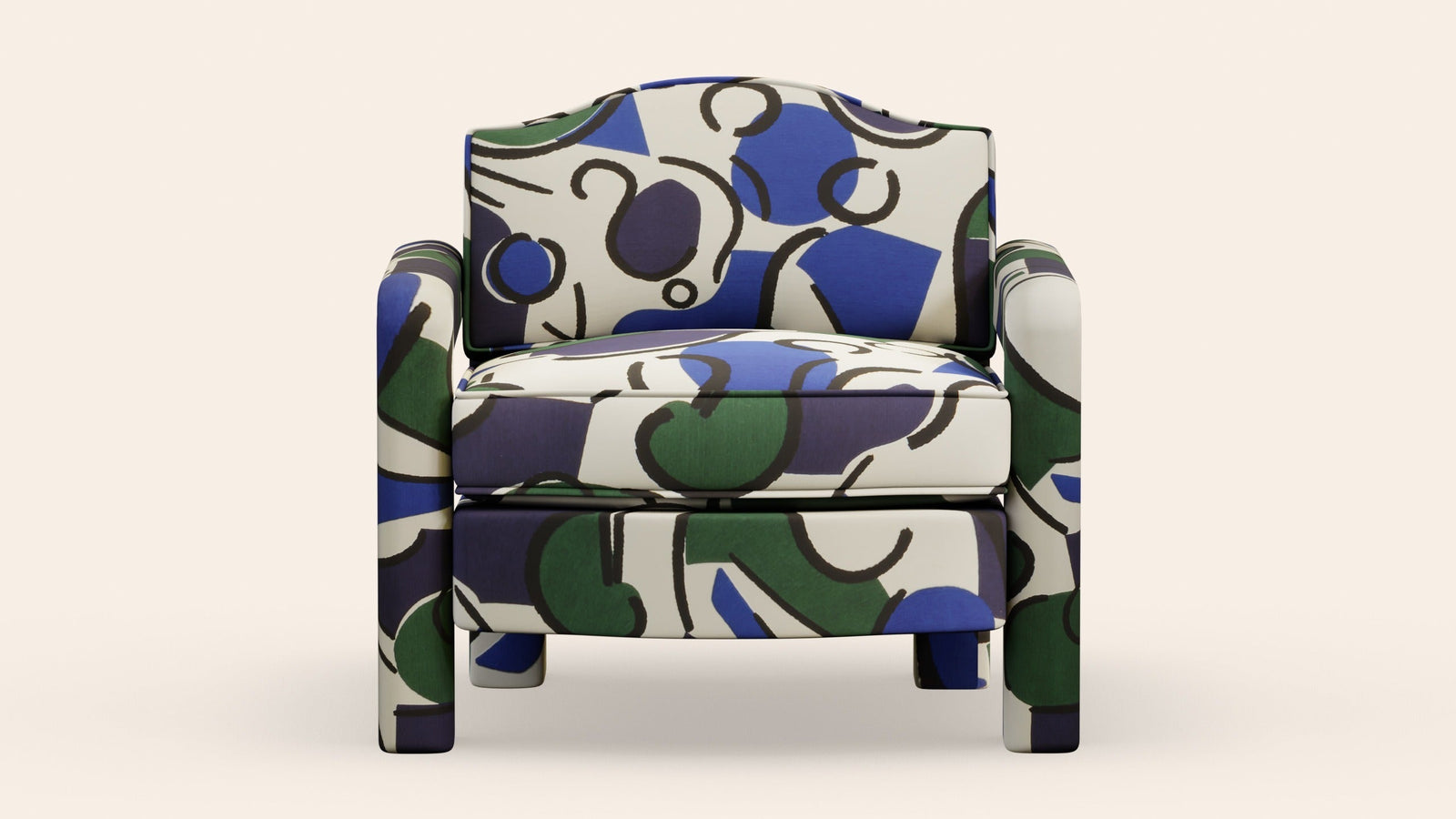 Elio Armchair, Seaweed
