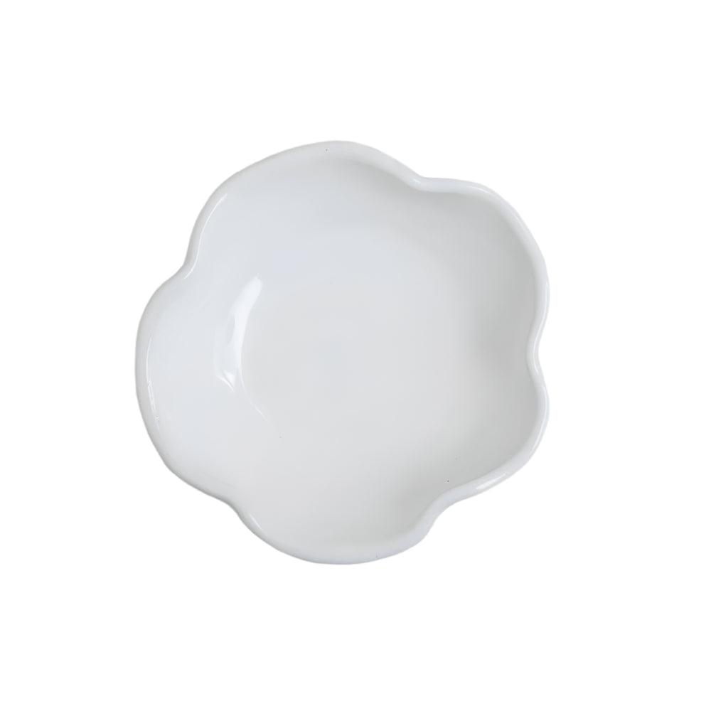 White Tangier Serving Bowl Medium