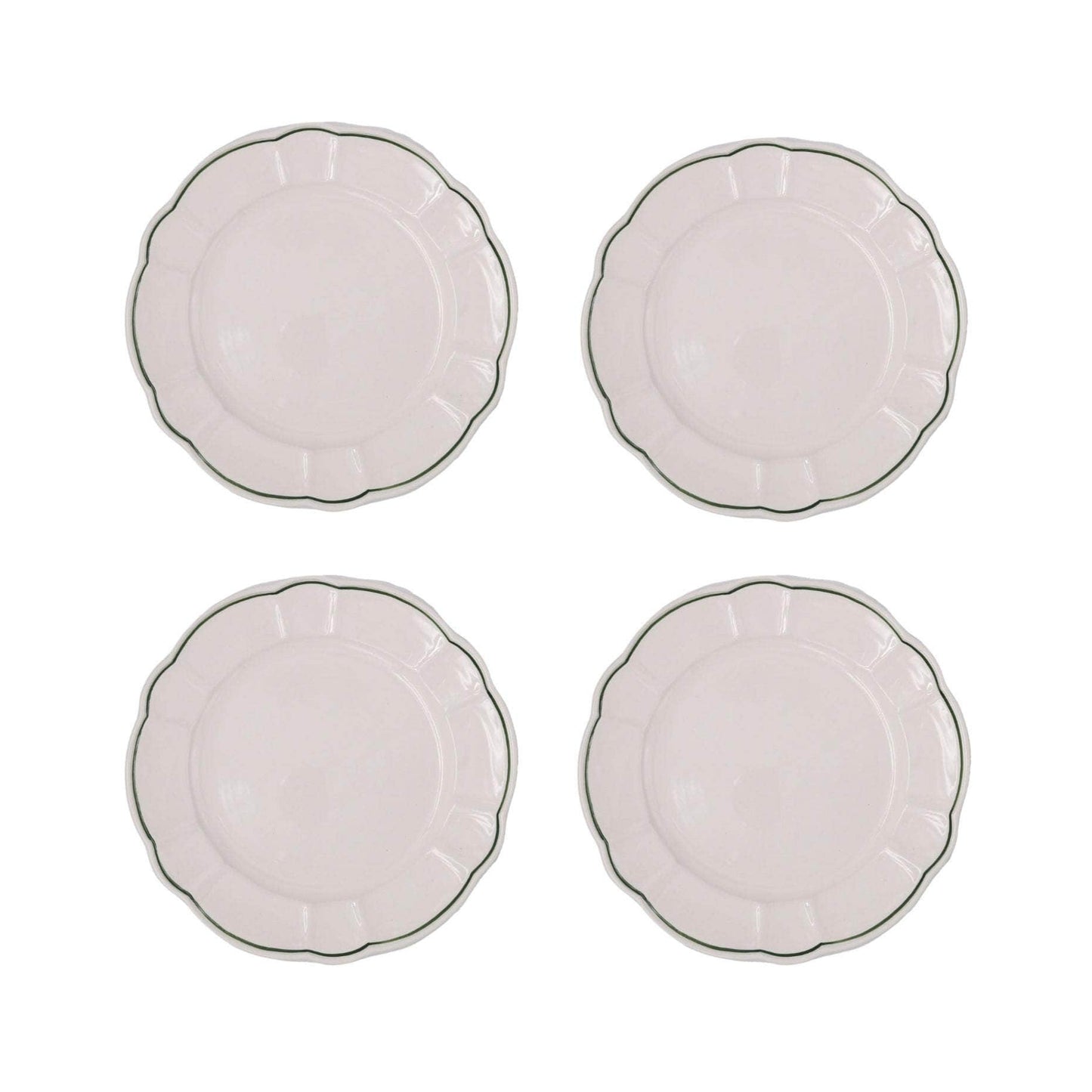 Romilly Dinner Plate, Green, Set Of 4