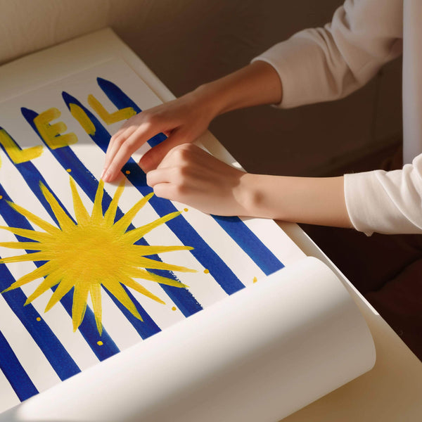 Soleil D'été Print