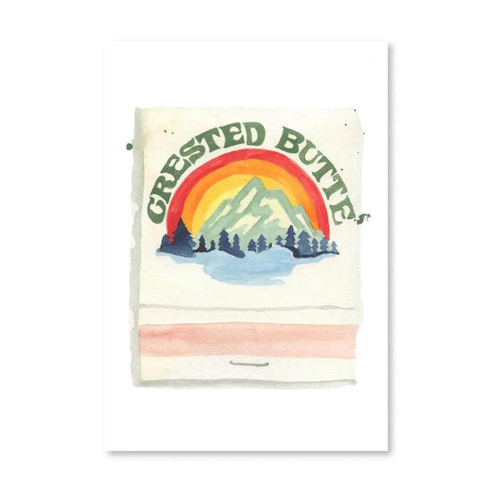 Crested Butte Matchbook Print