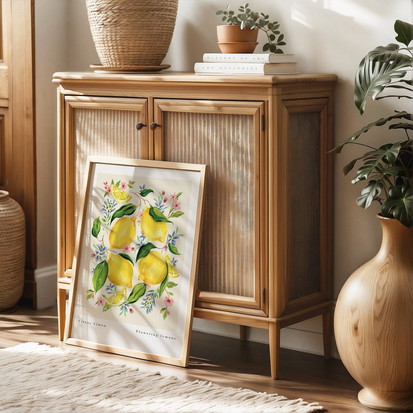 Citrus Limon Art Print
