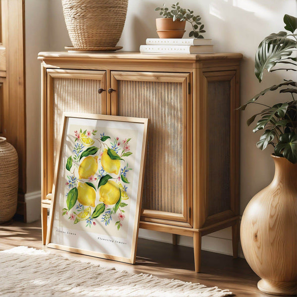 Citrus Limon Art Print-