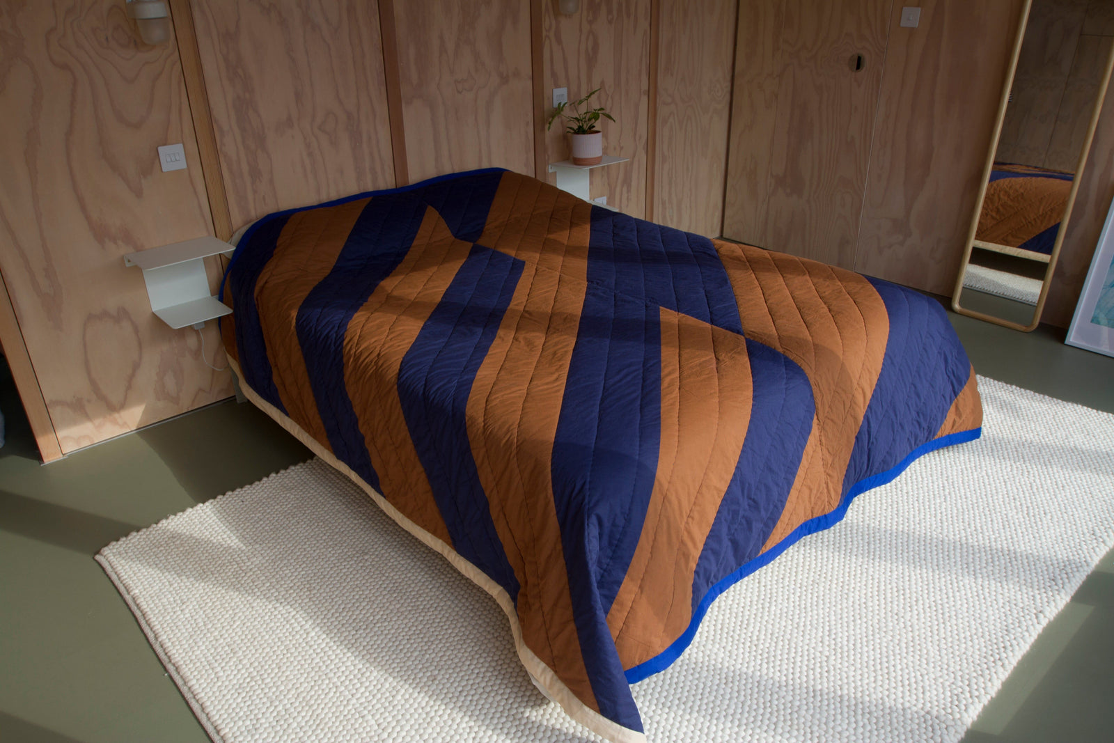 Extra Large Diagonal Quilt