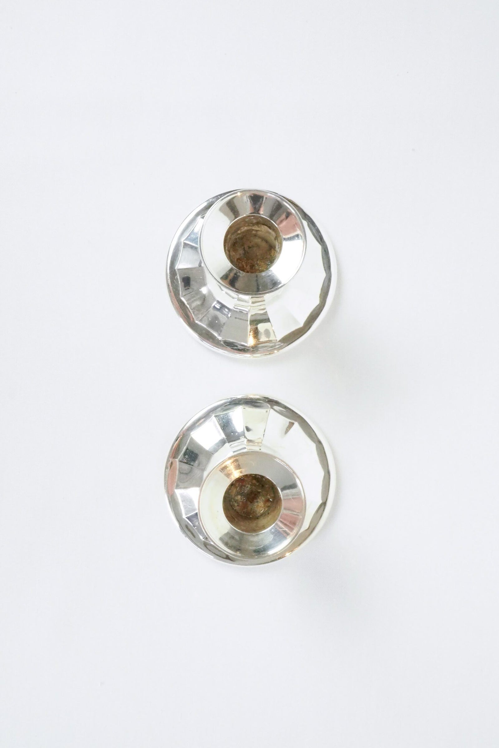 Pair of Vintage Silver Plate Candlesticks