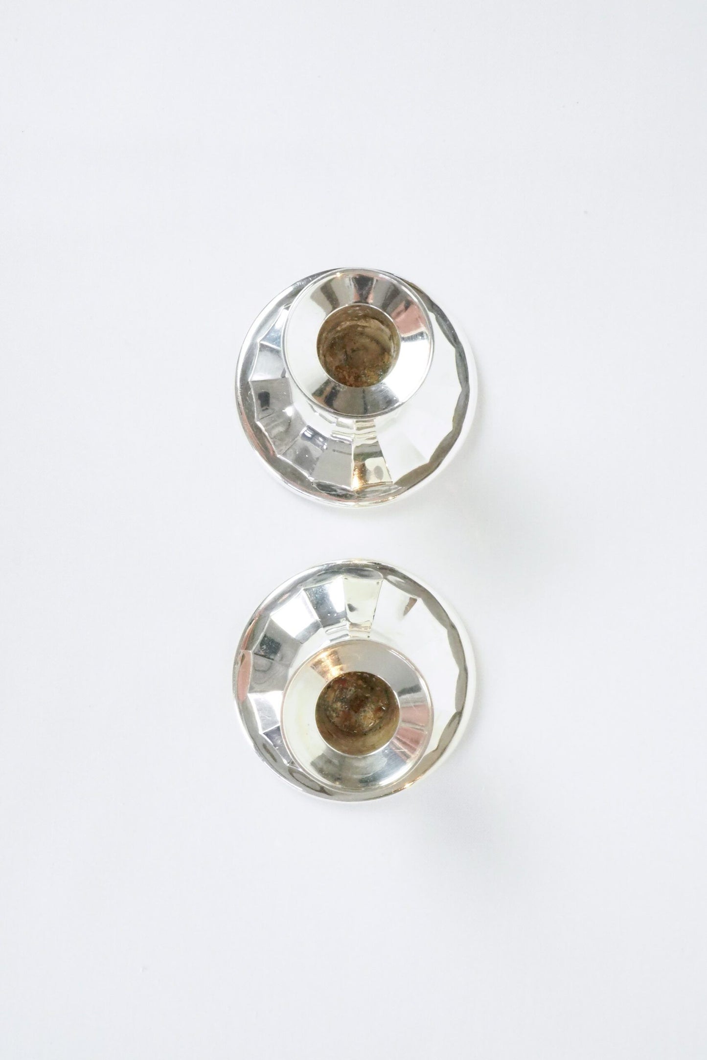 Pair of Vintage Silver Plate Candlesticks