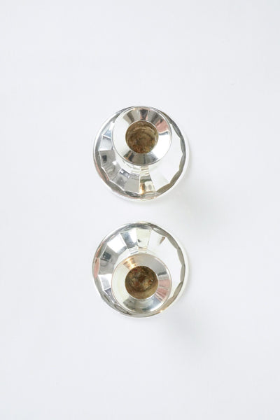 Pair of Vintage Silver Plate Candlesticks