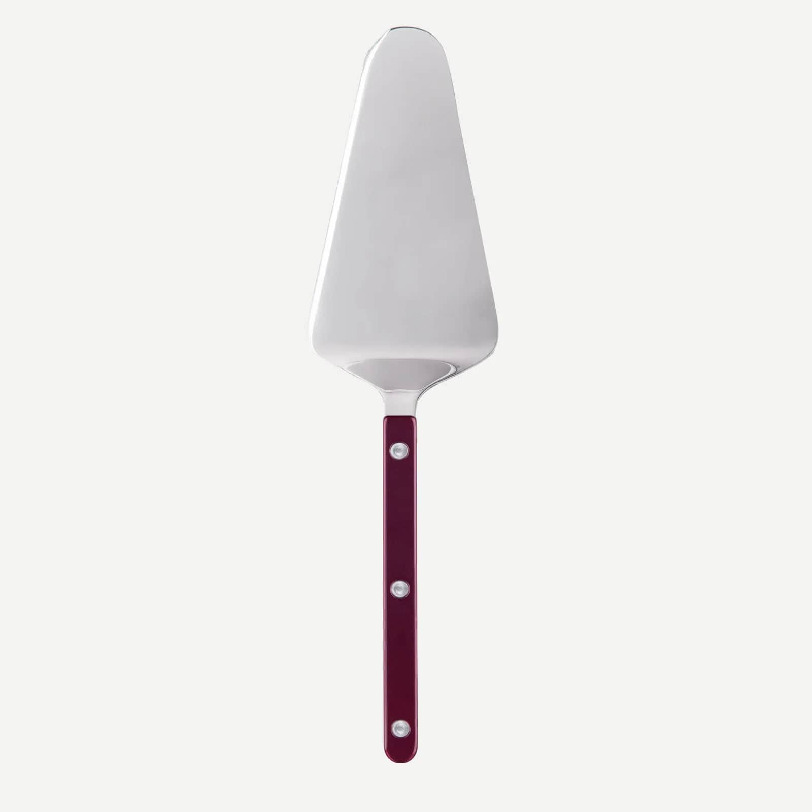 Bistrot Pearly Cake Server, Aubergine
