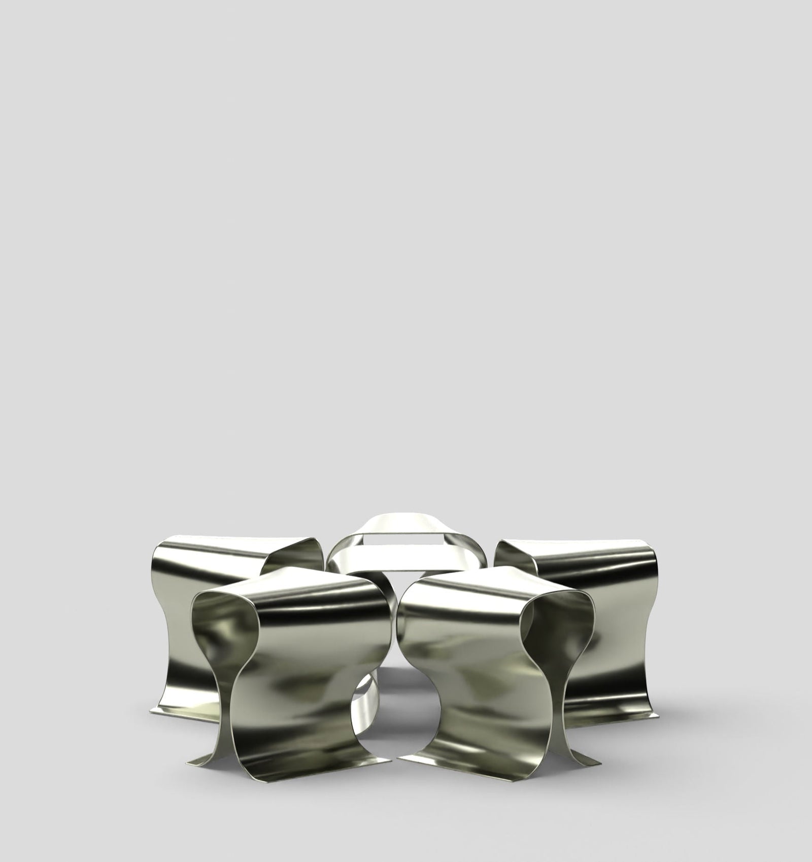 Gift Bow Stools and Table