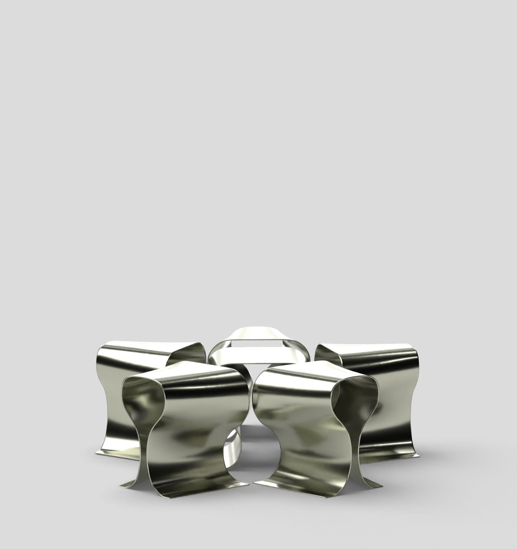Gift Bow Stools and Table