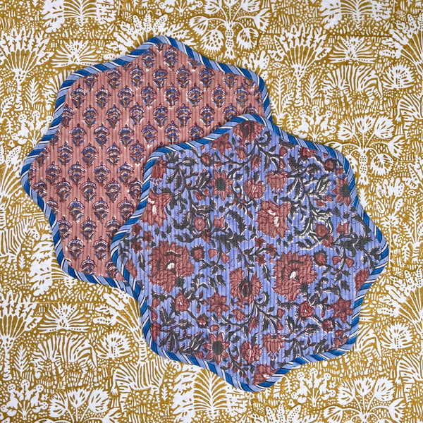 ‘The Breakfast’ Placemat - Scallop - Block Print