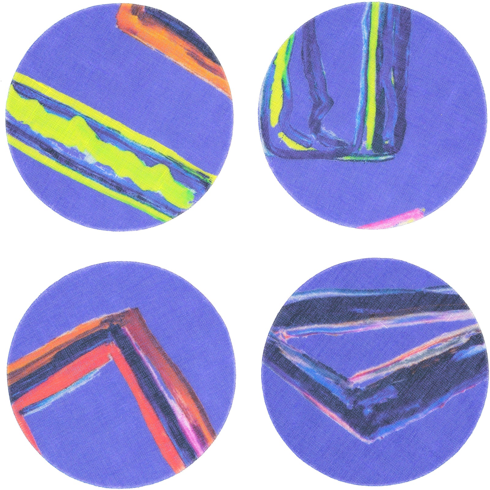 Space Shapes Coasters Set of 8