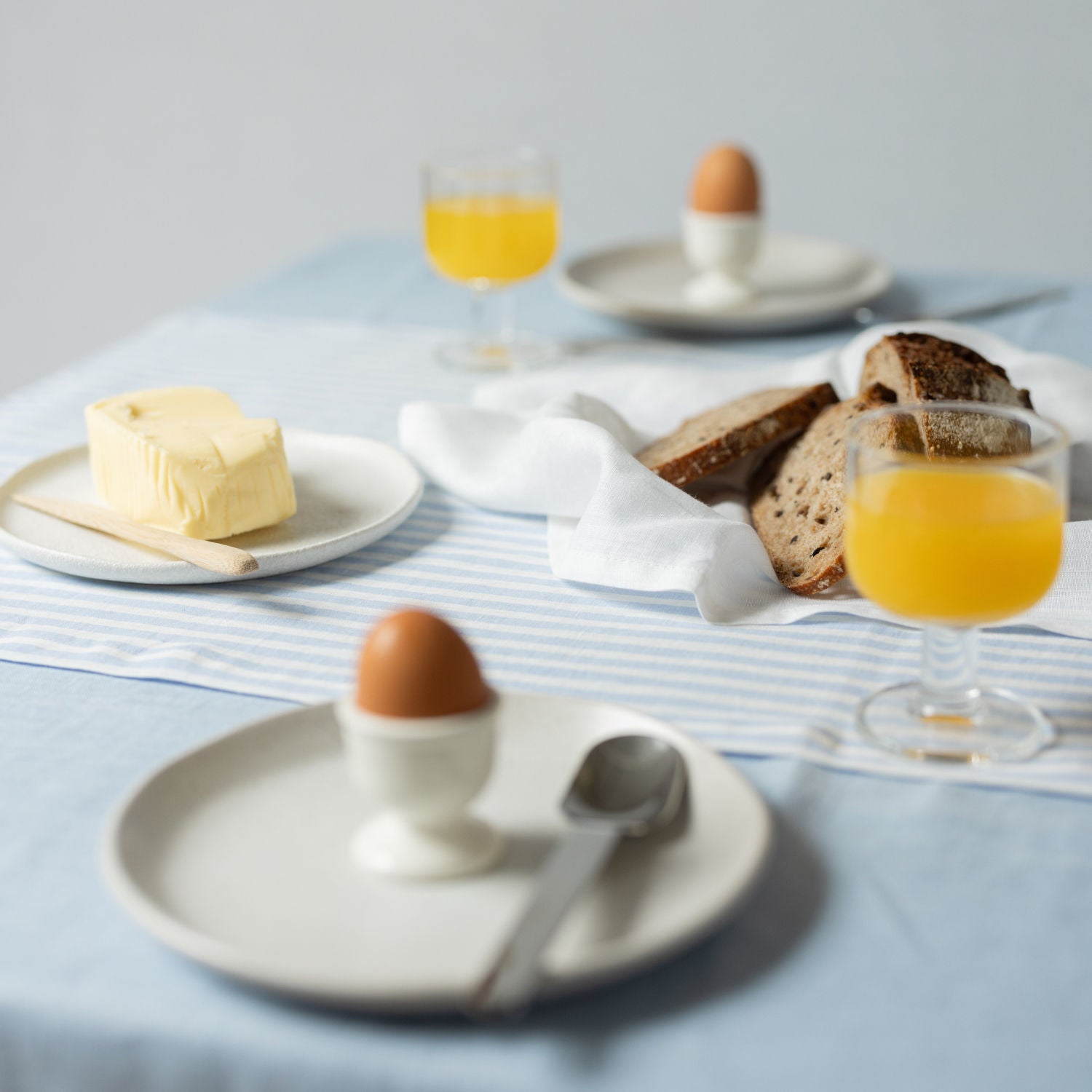 Blue Stripes Table Runner