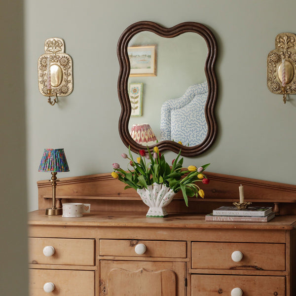 Wave Rattan Mirror (Large)