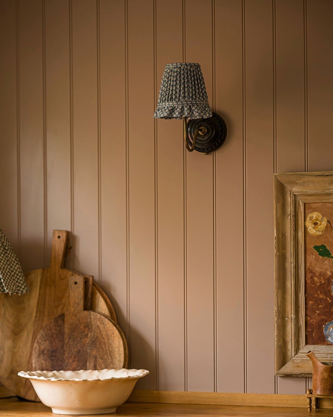 Florina in Cornflower Wall Light Lampshade