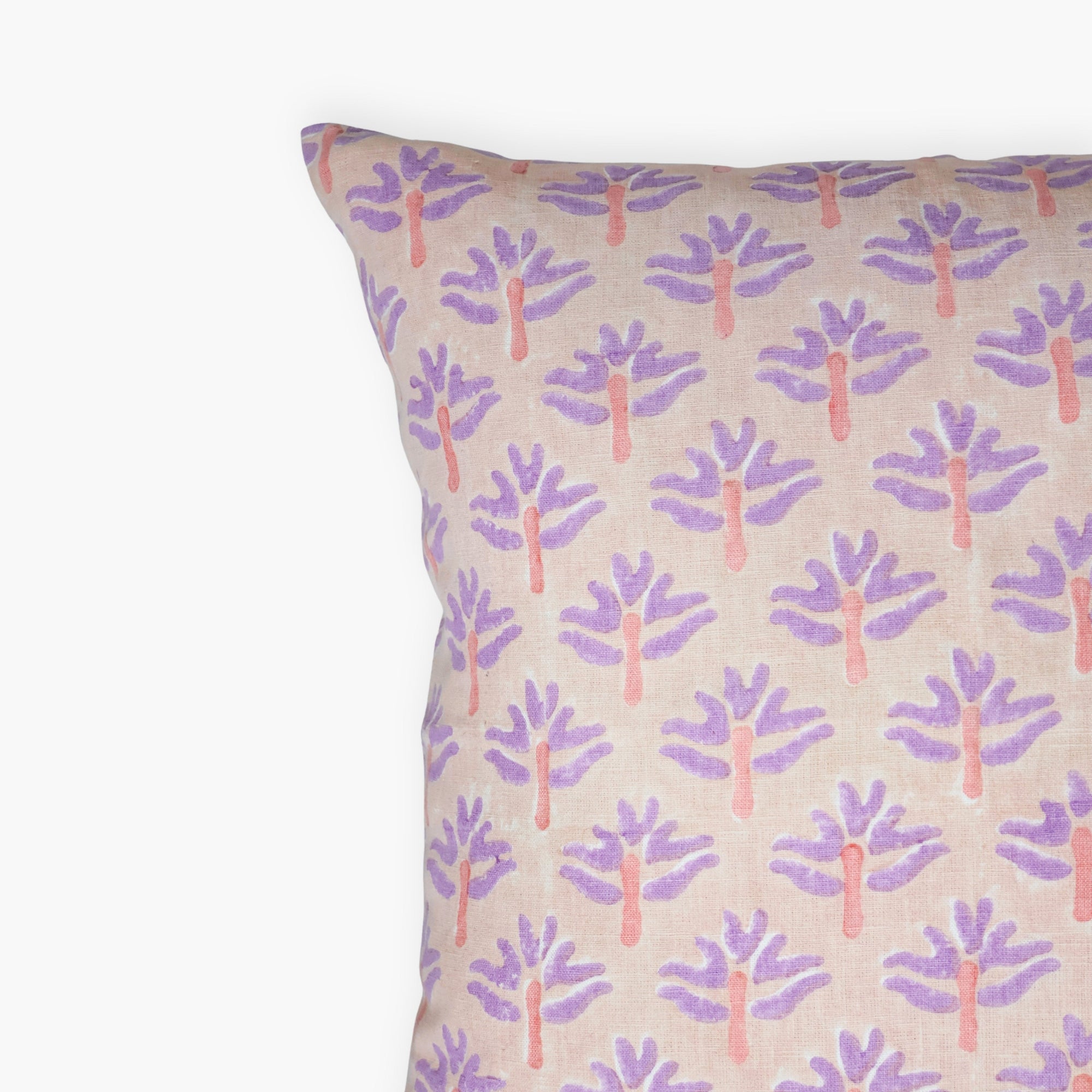 Zeenat Throw Pillow Cover - Lilac