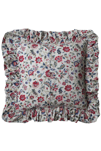 Ruffle Cushion Made With Liberty Fabric Eva Belle