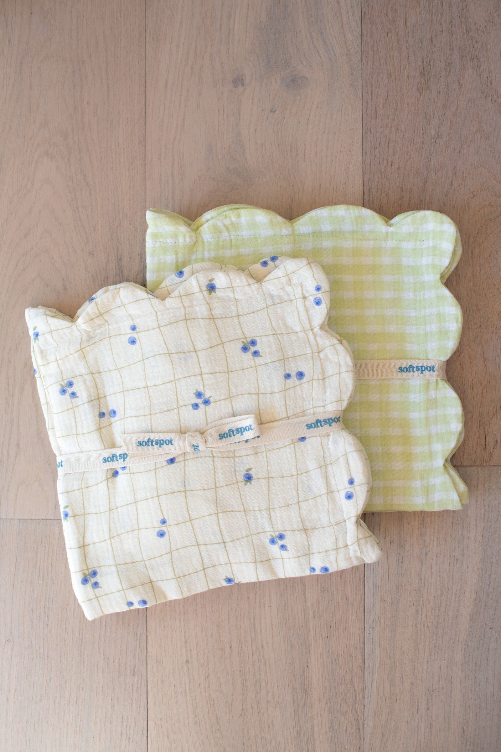 Soft Petal Cushion Covers (Set of 2) – Blueberries