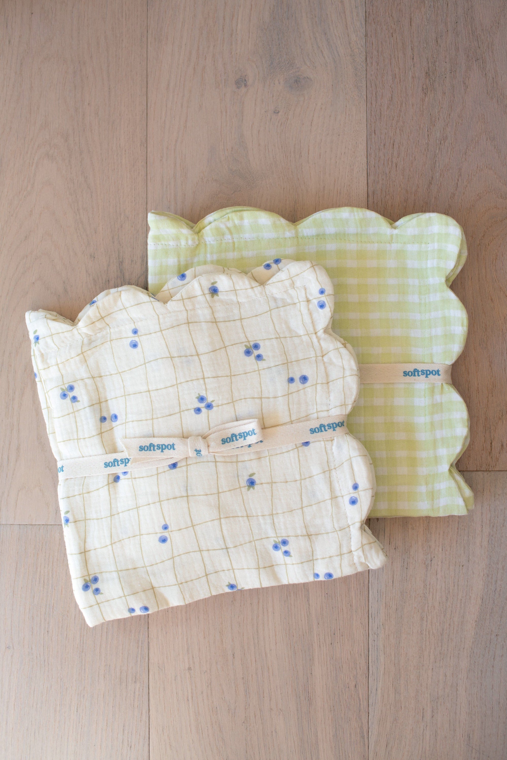 Soft Petal Cushion Covers (Set of 2) – Blueberries