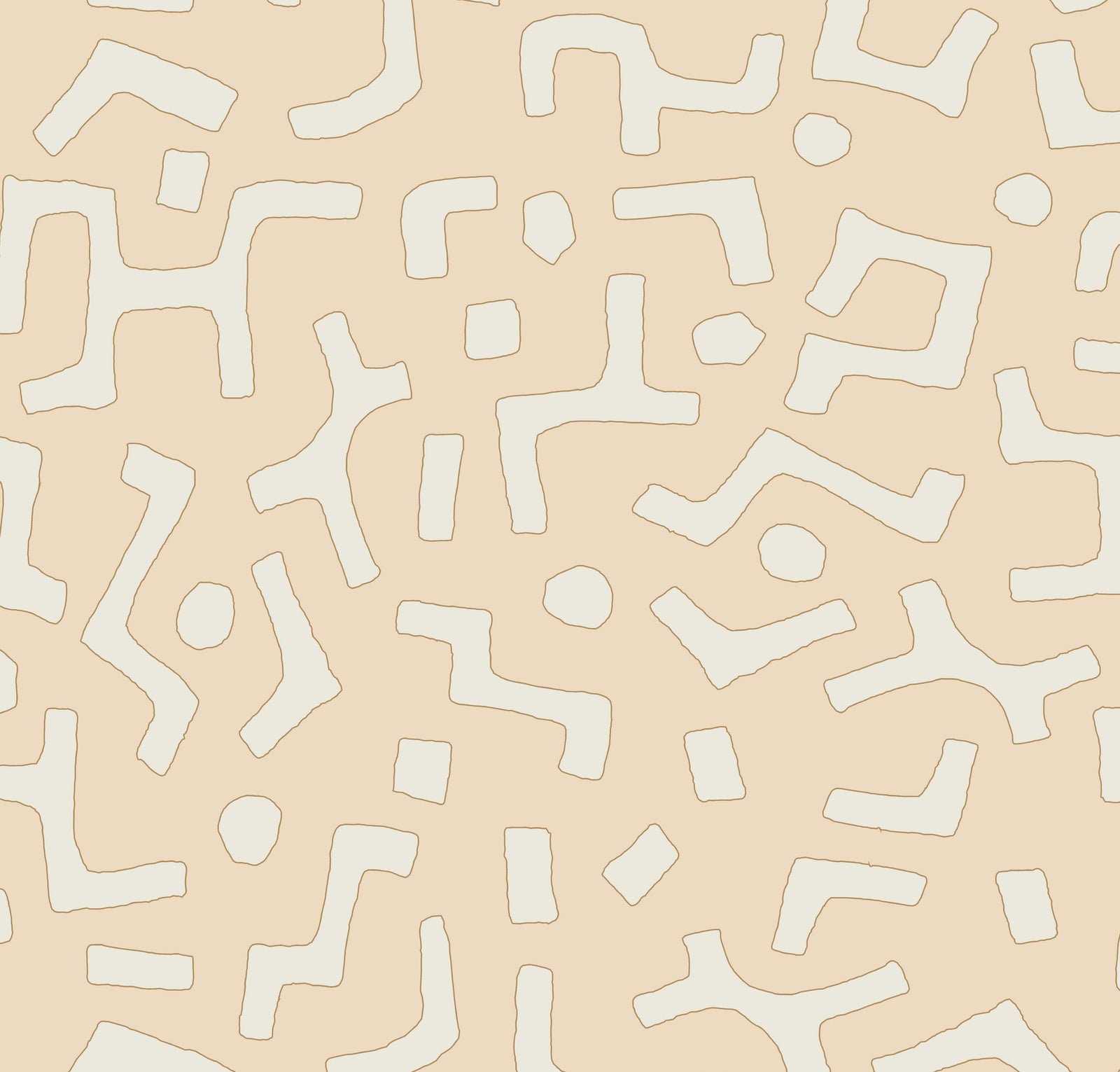 Raphia Wallpaper, Powder, Roll-