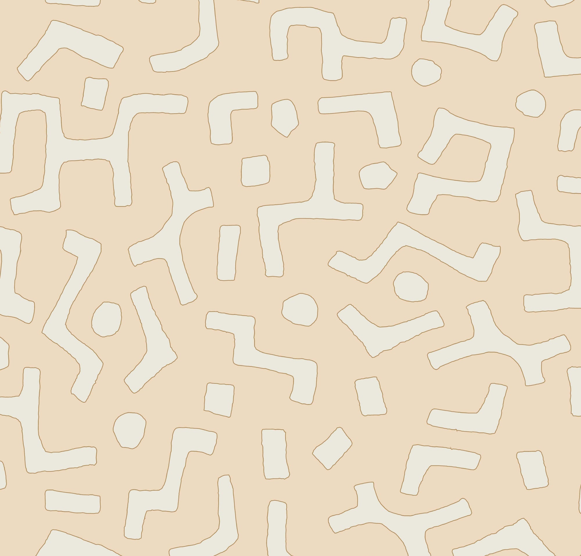 Raphia Wallpaper, Powder, Roll-