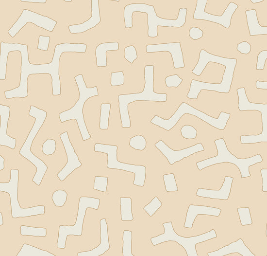 Raphia Wallpaper, Powder, Roll