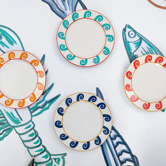 Blue Sirenus Dinner Plate Set-Of-Two