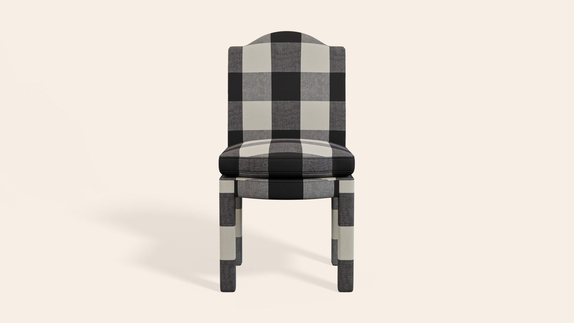 Pair of Leo Dining Chairs, Pepper-