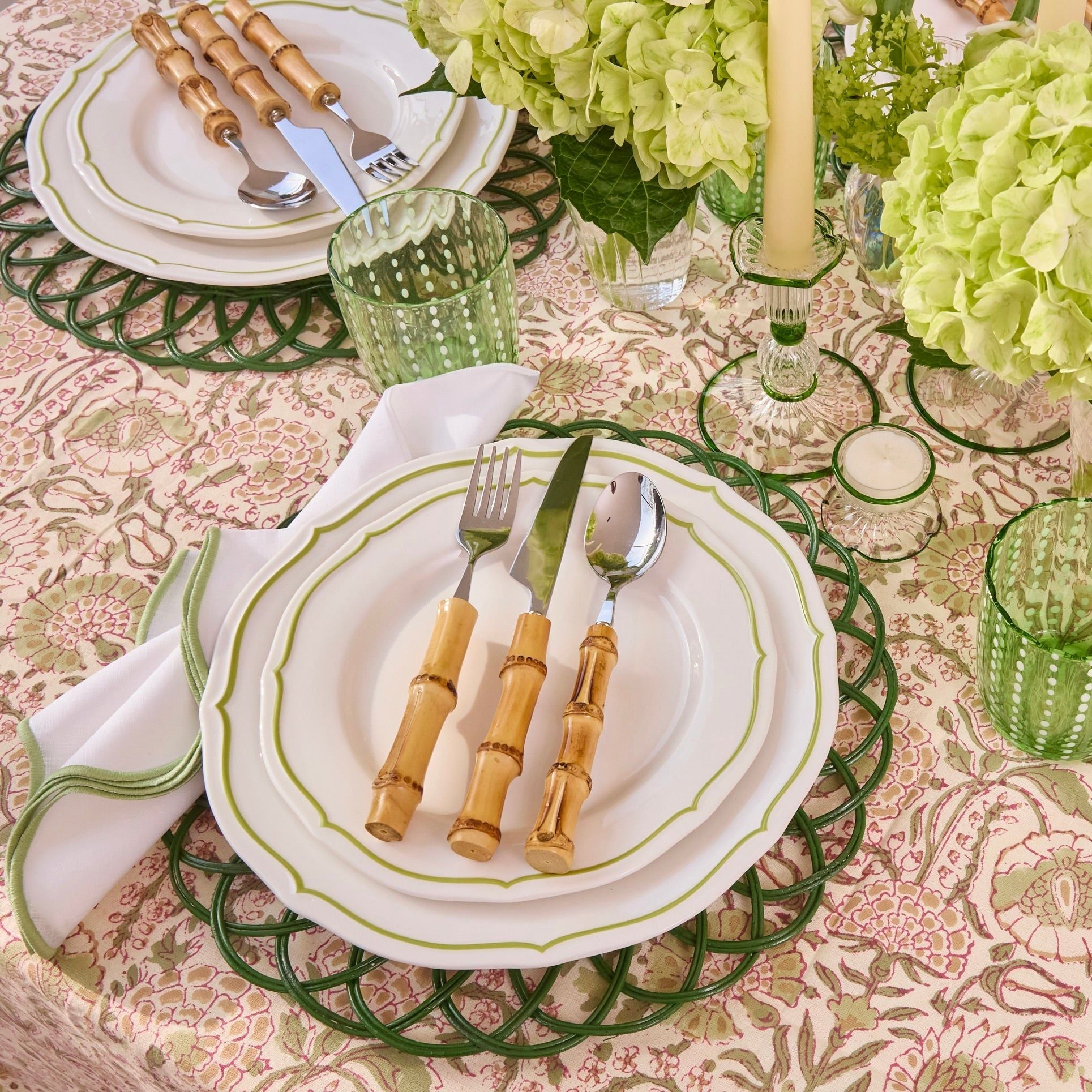 Natural Bamboo Cutlery (4 Pieces) Flatware Sets