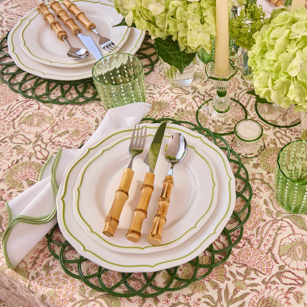 Natural Bamboo Cutlery (4 Pieces) Flatware Sets