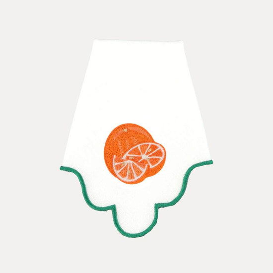 Wavy Napkin with Orange