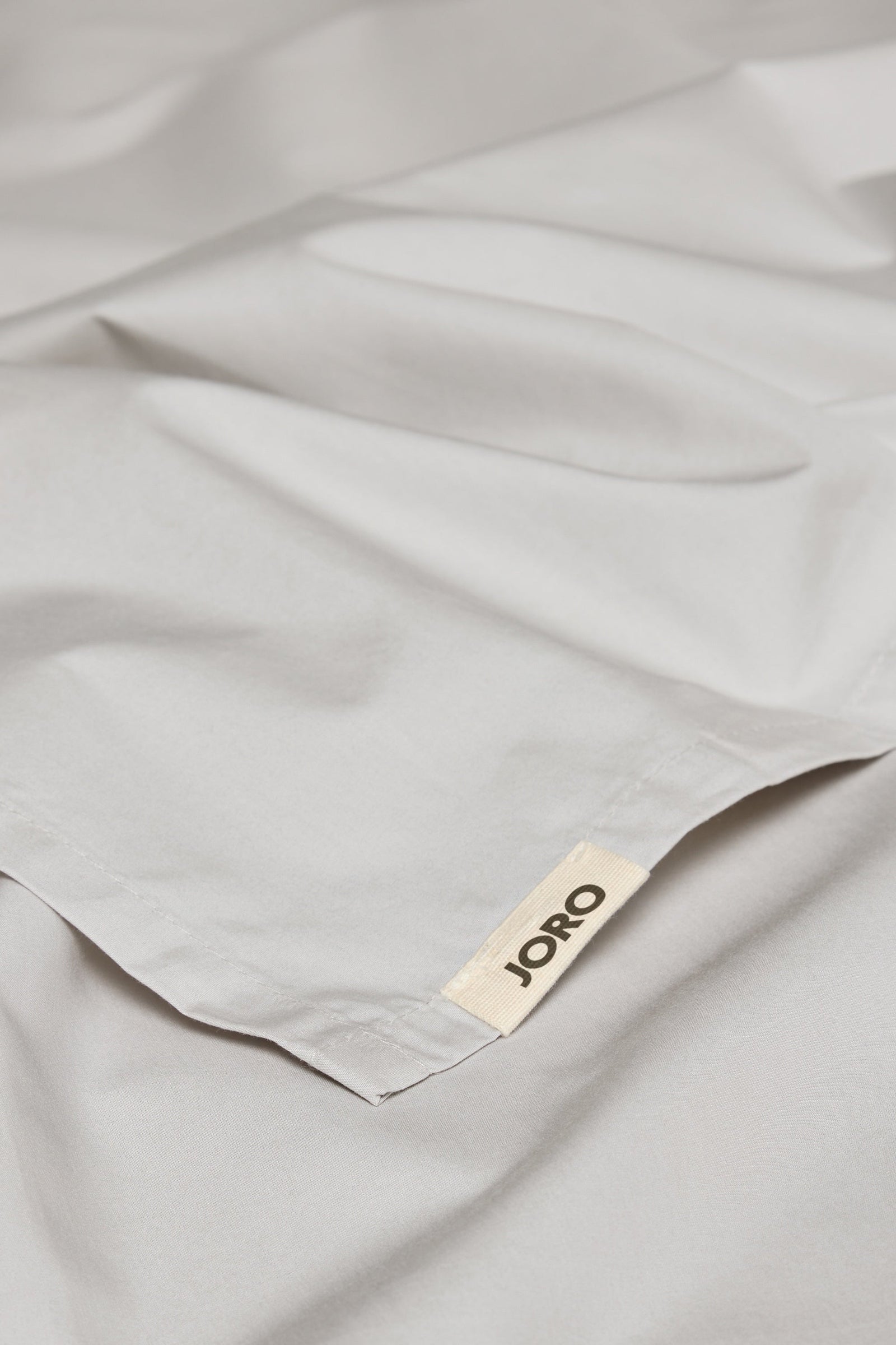 Percale Organic Cotton Flat Sheet - Equinox Silver