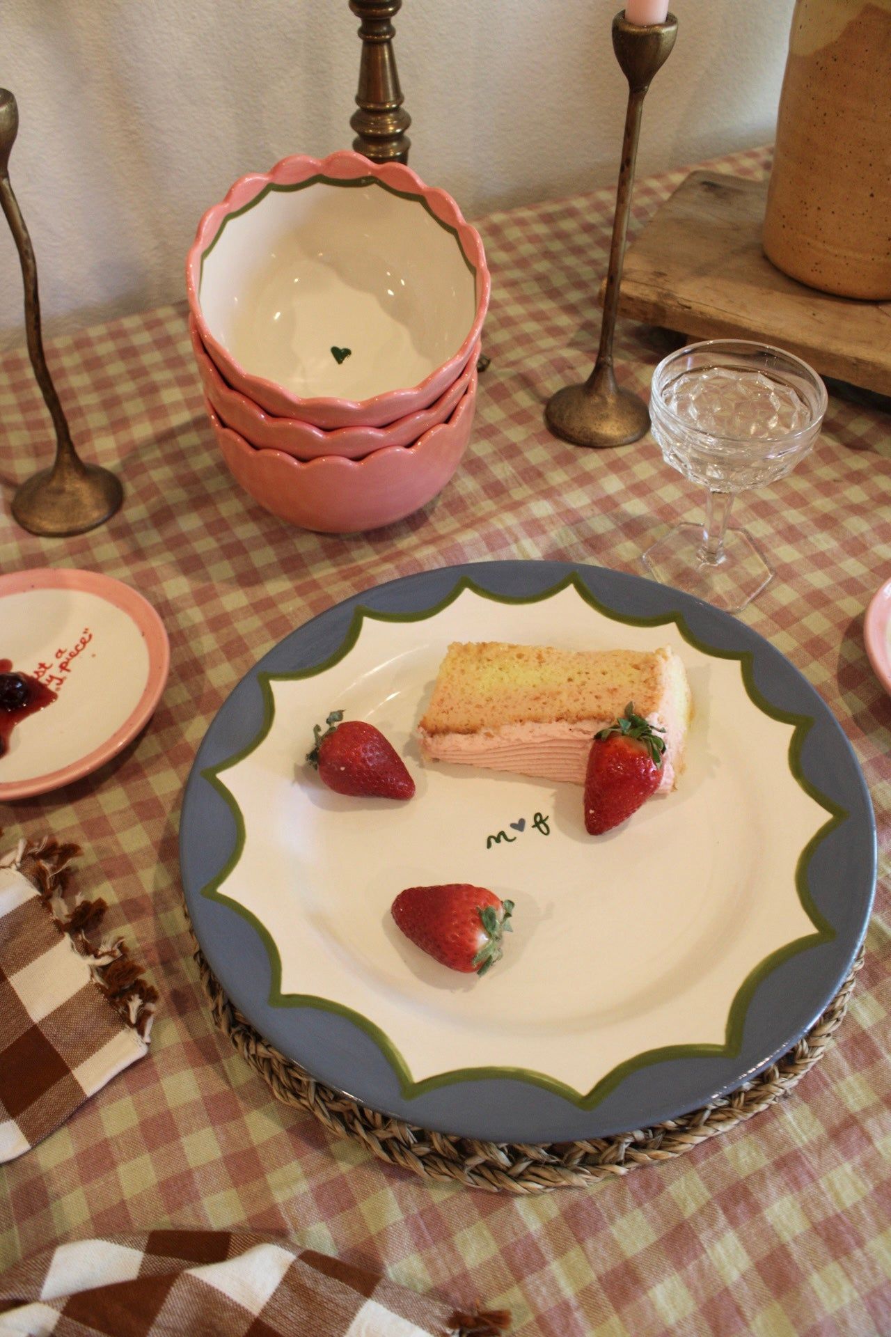 Hand-painted Custom Dinner Plates