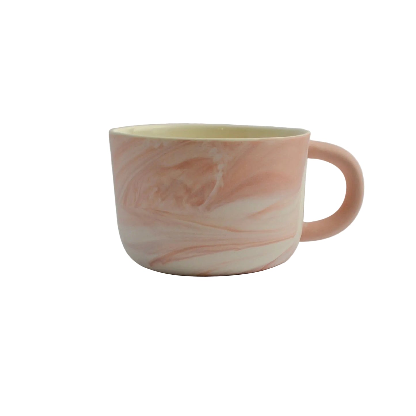 Coffee Cup Earthy Tone Marble
