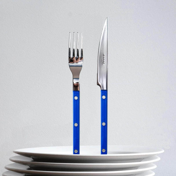 Bistrot 48 PC Cutlery Set, Ultra Violet Blue