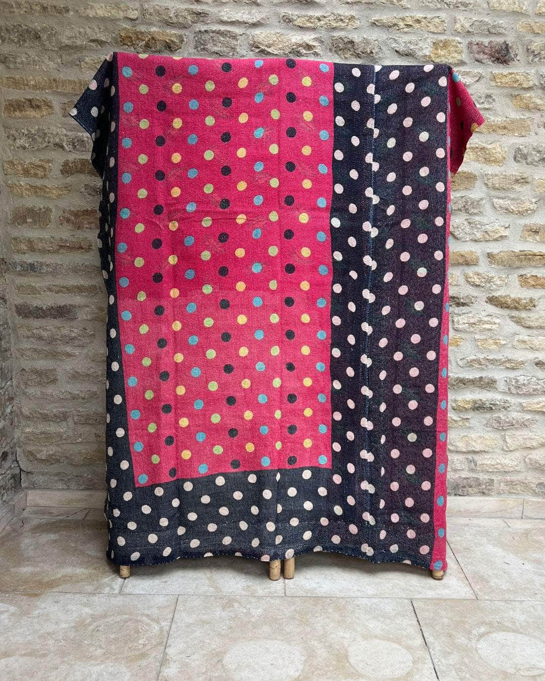 Lightweight Kantha Quilt No. 640