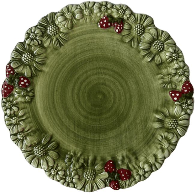 Nonna Green Plate 22cm