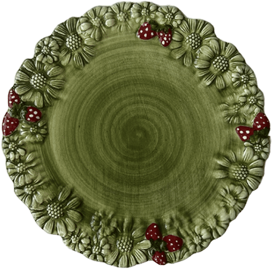 Nonna Green Plate 22cm